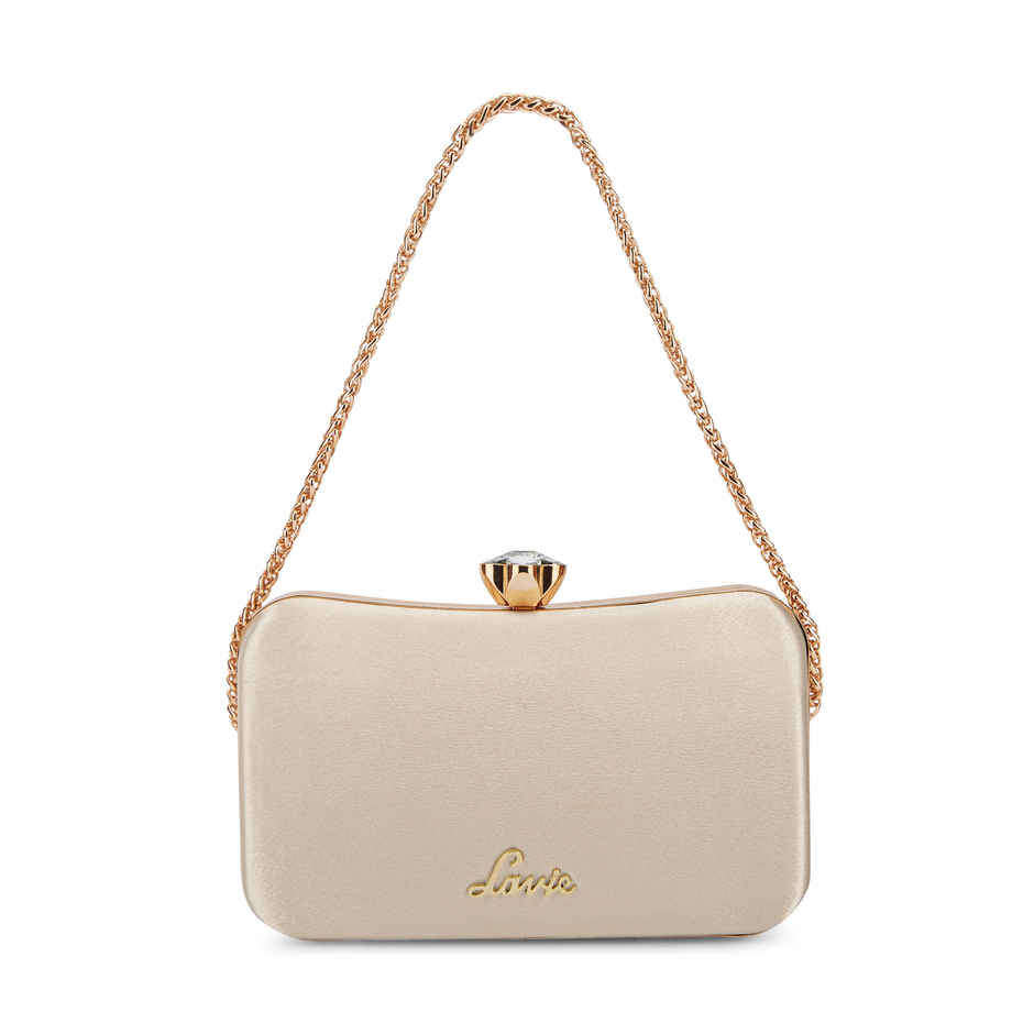 Lavie Women's Ruby Knot Framed Clutch | Ladies Purse | Small | Rose Gold