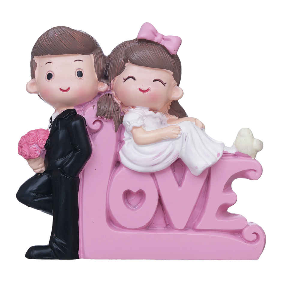 eCraftIndia Cute Couple Love Decorative Showpiece Gifts