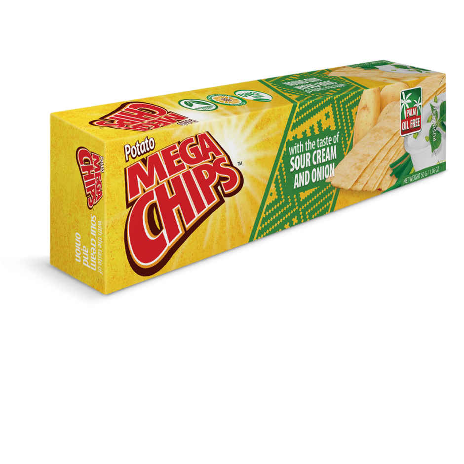 Mega Chips Sour Cream & Onion Potato Chips
