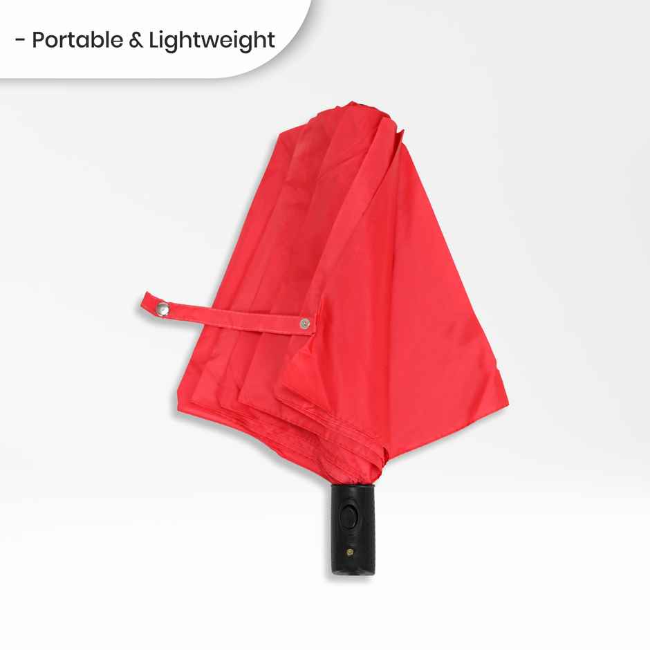 Eume Leatrix Auto-Open Umbrella | Red | 21 Inch | 2 Fold