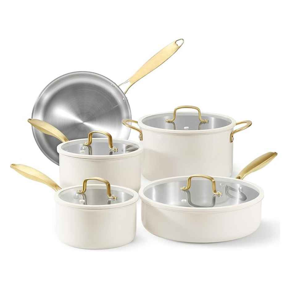 Carote Tripy Kadhai with Outer Ceramic | California Range | 24cm