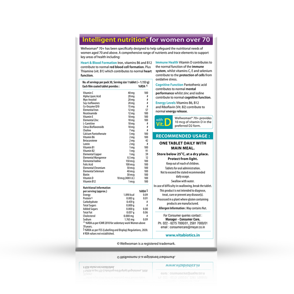 Wellwoman Nutraceutical Support Physical And Mental Performance