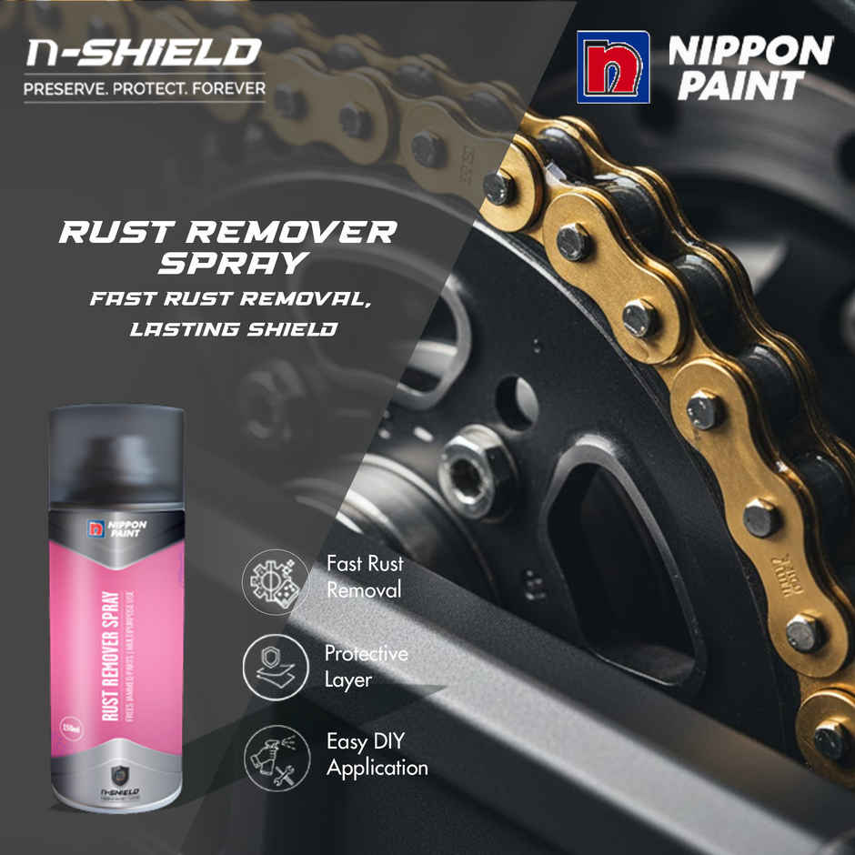 Nippon Paint n-Shield Rust Remover Spray | Removes Rust from Metal Surfaces