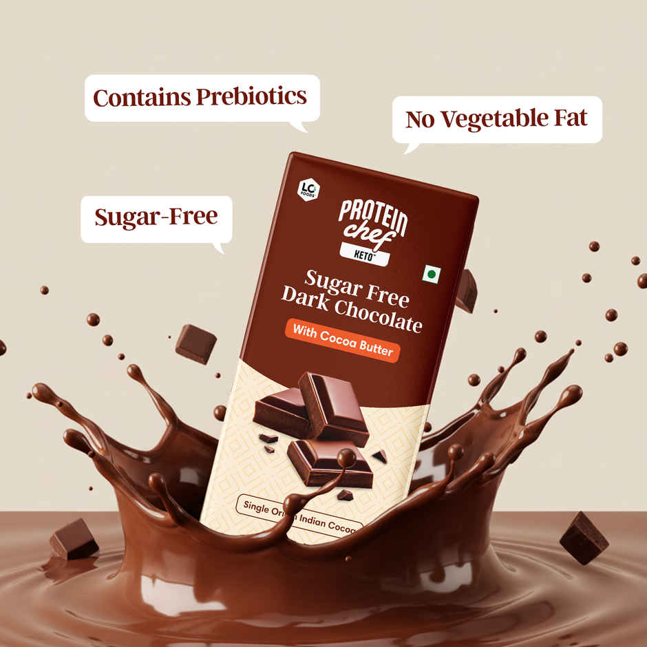 Lo Foods Keto Dark Chocolate Bar | Compound Sugar Free Chocolate