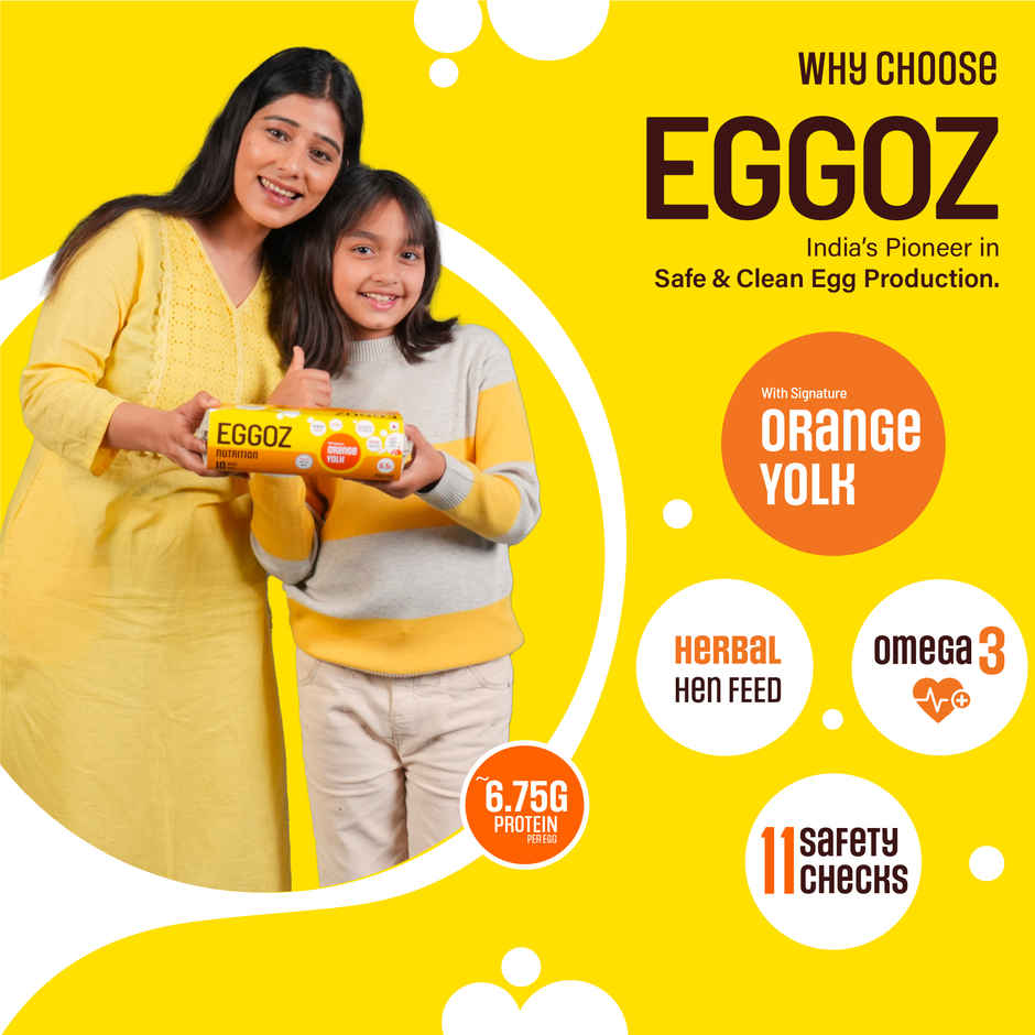 Eggoz Protein Rich Farm Fresh Brown Eggs