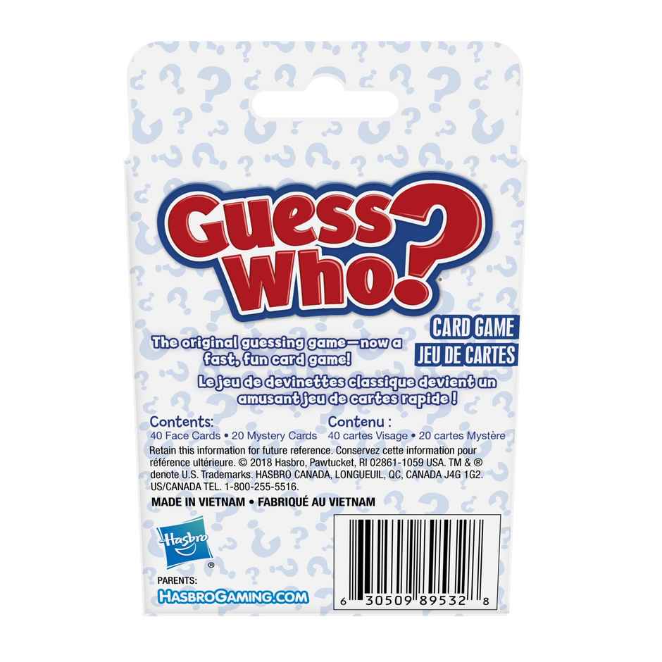 Hasbro Guess Who, Classic Card Game
