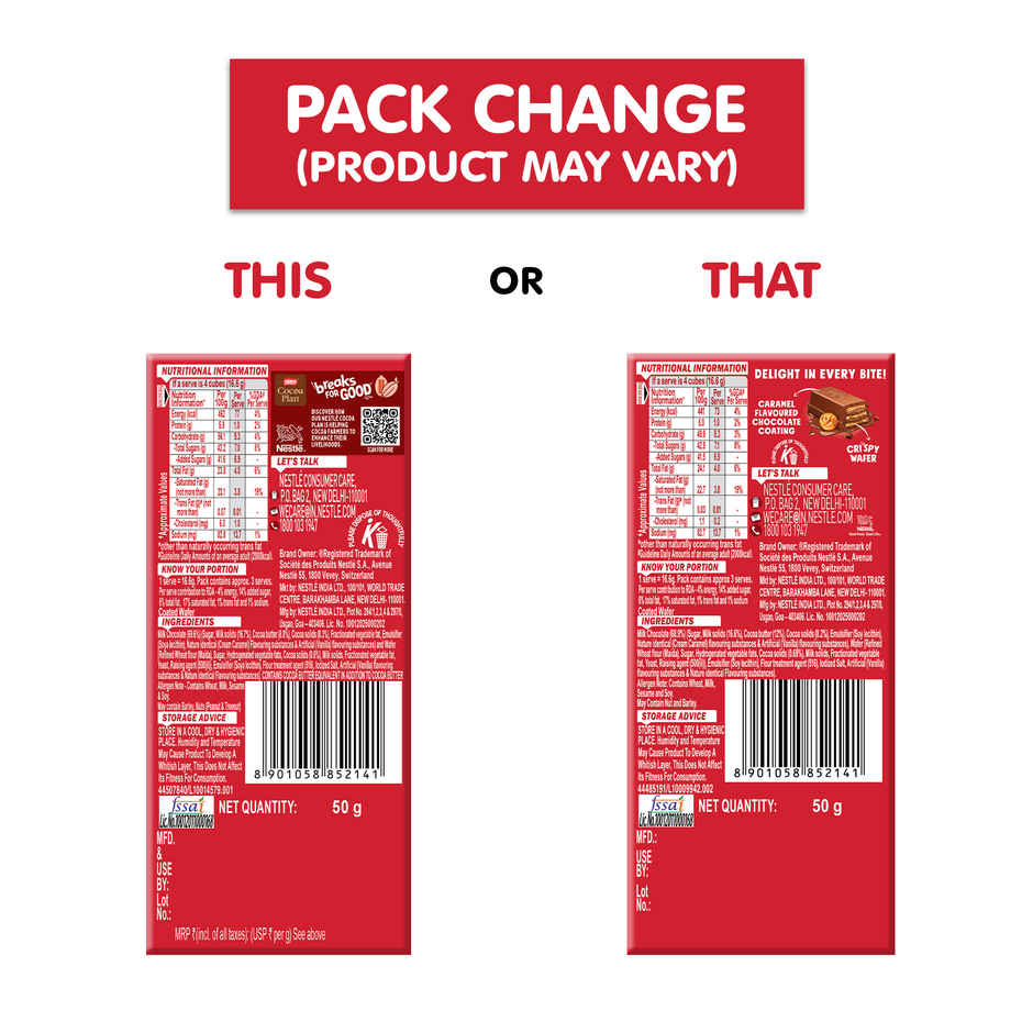 Nestle KitKat Delights Caramel Choco Coated Wafer Chocolate Bar