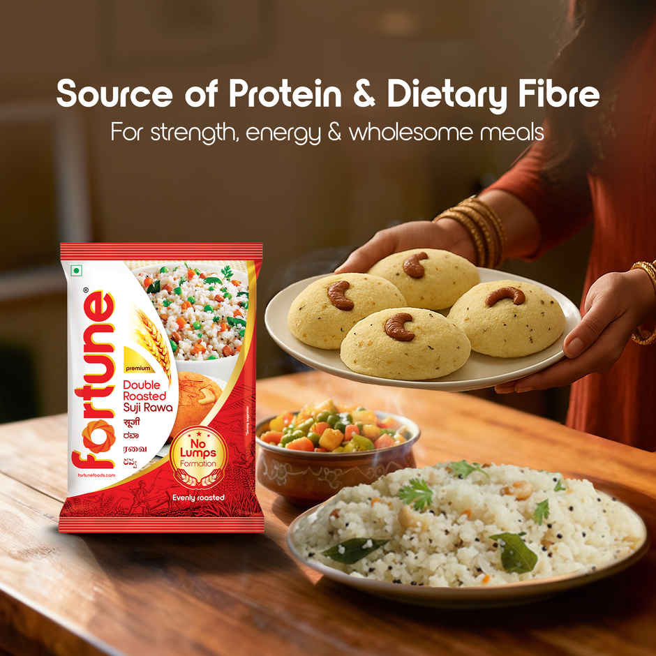 Fortune Double Roasted Suji | Rawa