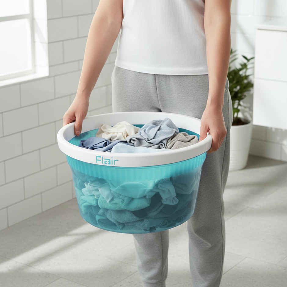 Flair Estella Crystal | Deep Tub | 30 Litre | Green