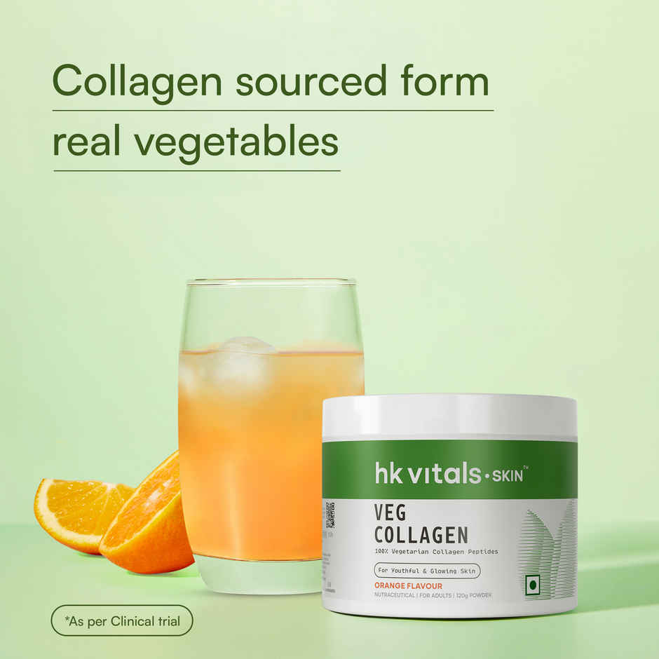 hk vitals Veg Collagen Supplement Orange 120g