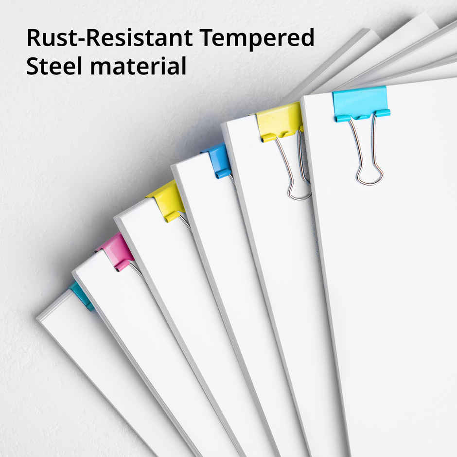 Nuovi Binder Clips | Multicolour - 19 mm