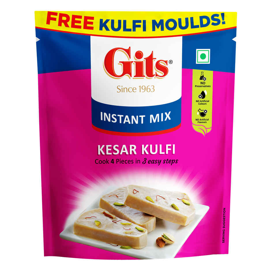 Gits Instant Kesar Kulfi Dessert Mix