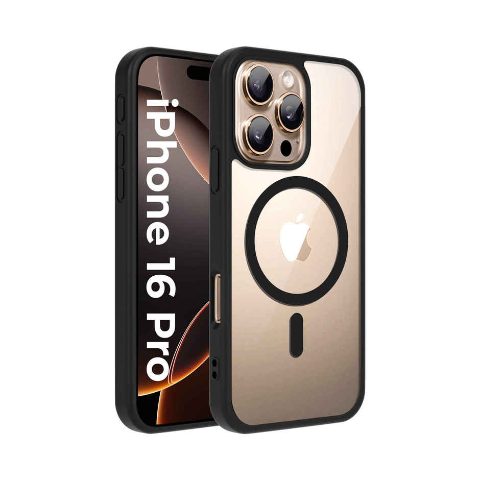 Artistque Case For iPhone 16 Pro Back Cover MagSafe Black