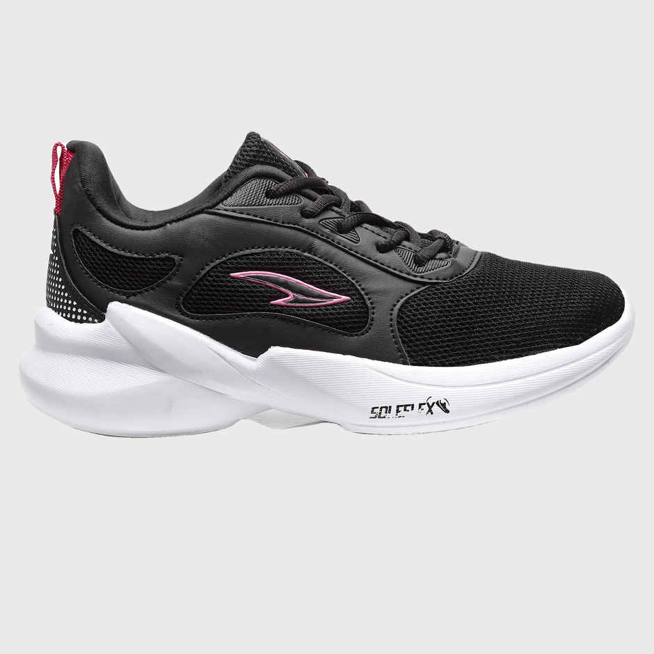 Asian Firefly-04 Women Black Rani Pink Sports Shoes (Size-7)