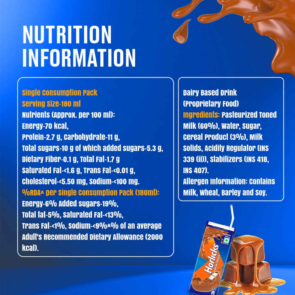 Horlicks Chocolate Milkshake | Tetra Pack