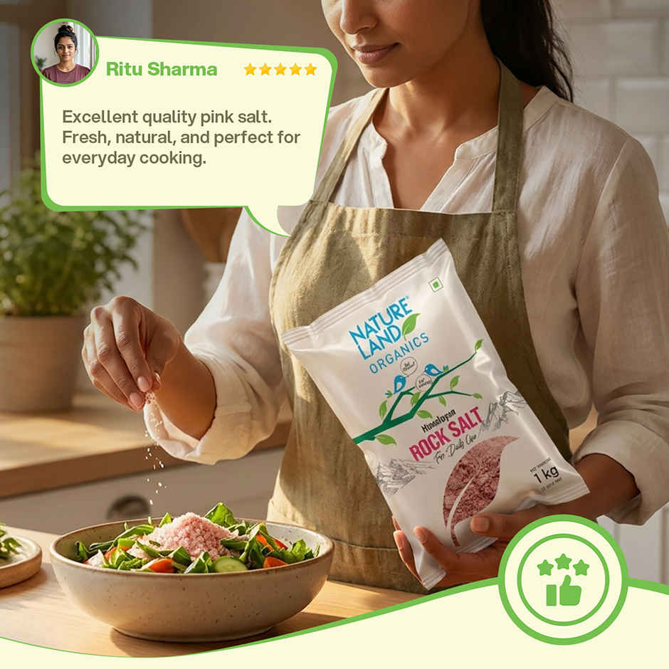 Natureland Organics Himalayan Pink Rock Salt