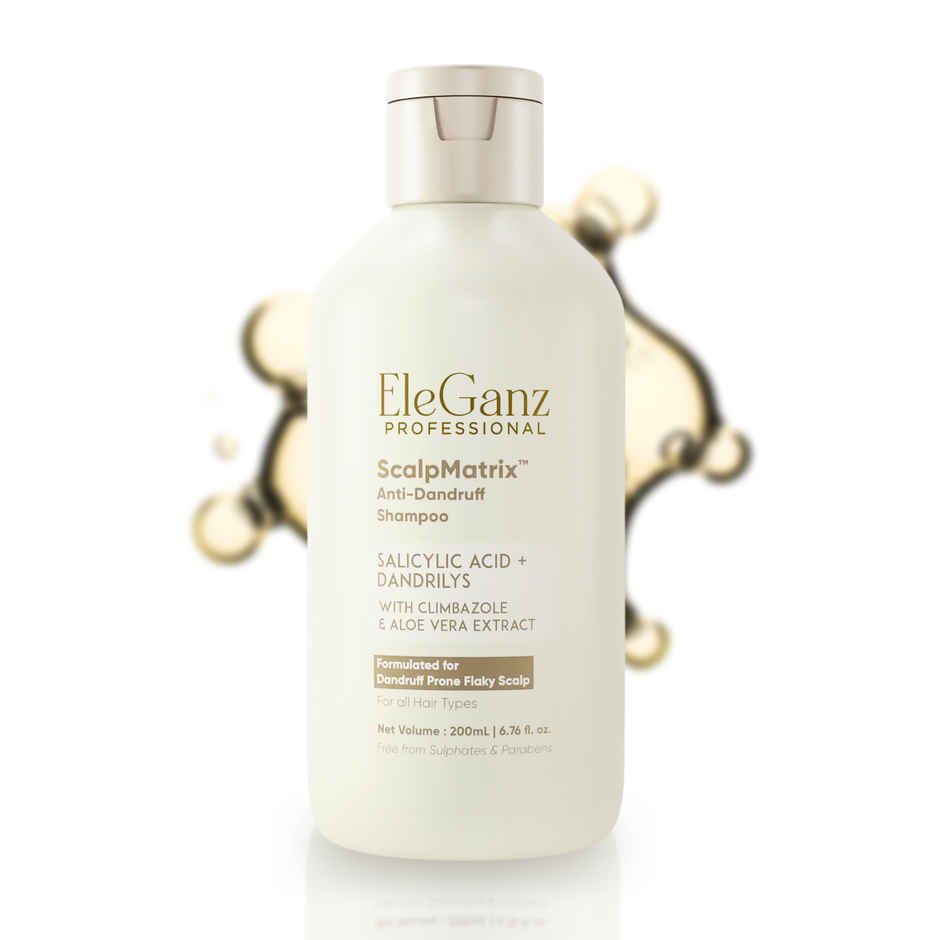EleGanz Professional ScalpMatrix Anti-Dandruff Shampoo | Salicylic Acid + Dandrilys