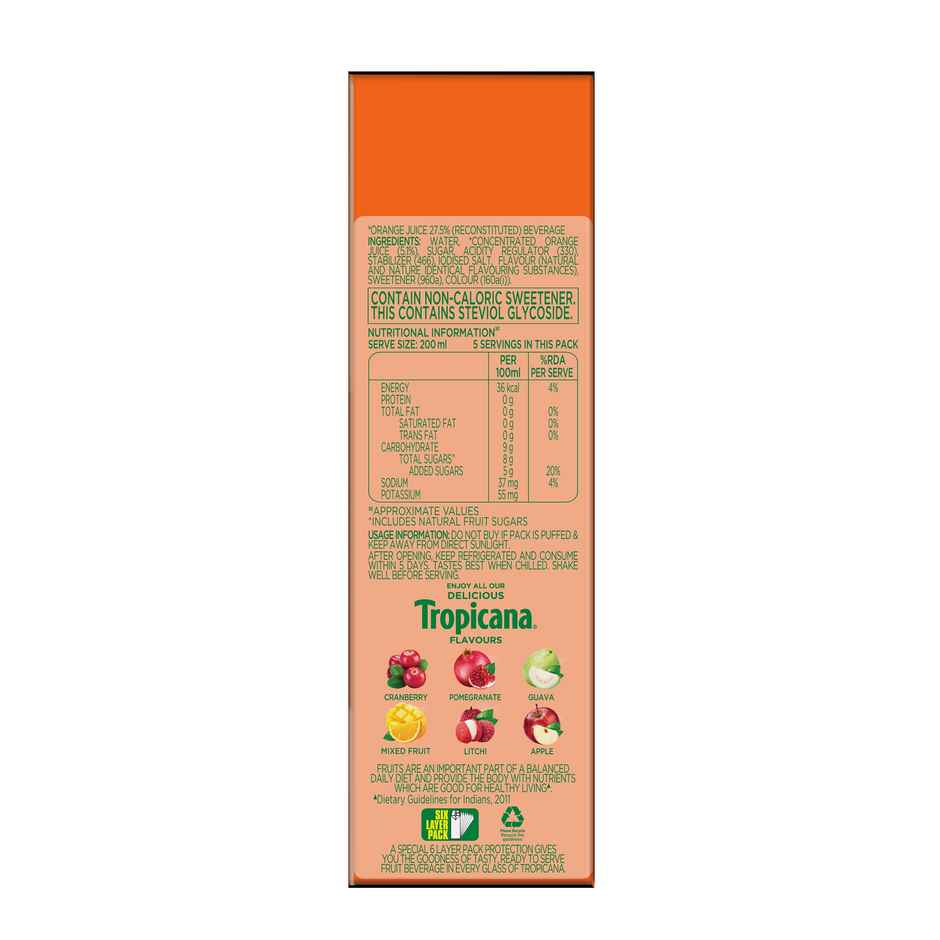 Tropicana Delight Orange Fruit Juice | Refreshing
