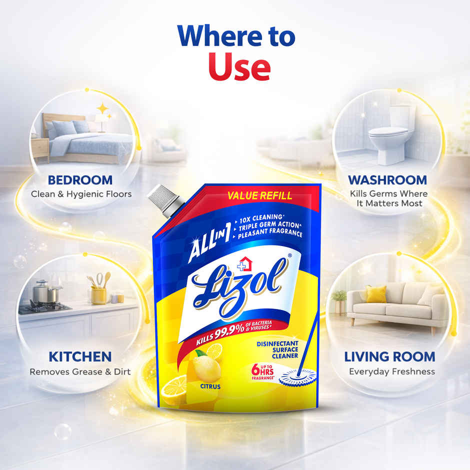 Lizol Citrus Floor Cleaner Liquid