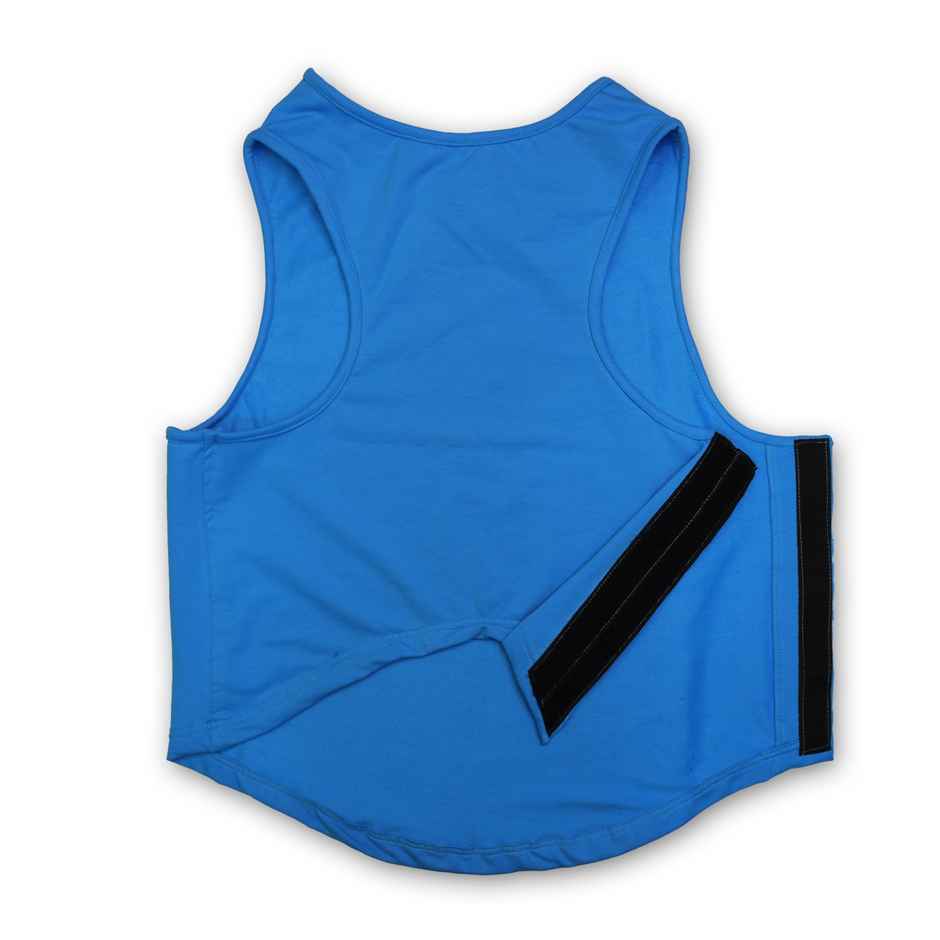 PawsIndia Sleeveless Printed Dog T-Shirt - Daddy's Girl | S - Blue