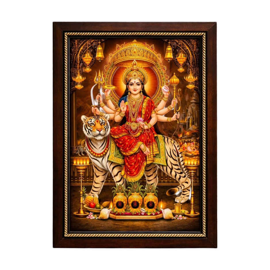 Maa Durga Photo Frame | Mangal Bhawan