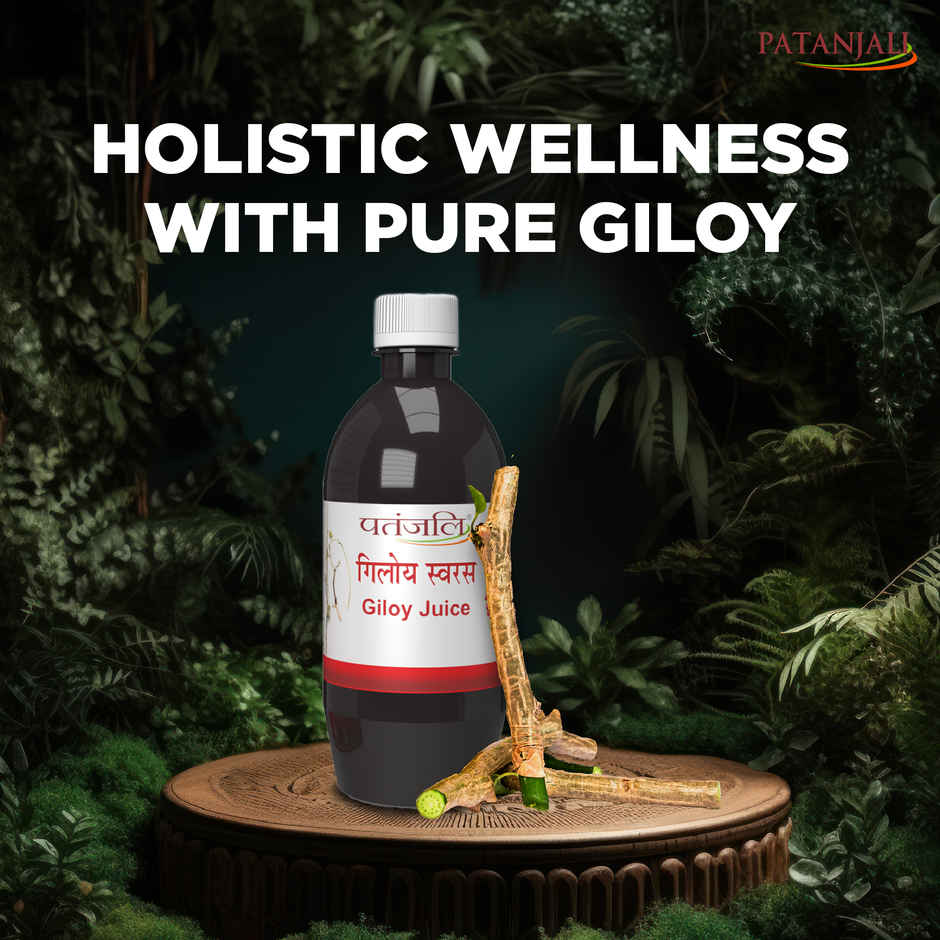 Patanjali Giloy Juice - Ayurvedic Herbal Wellness Juice