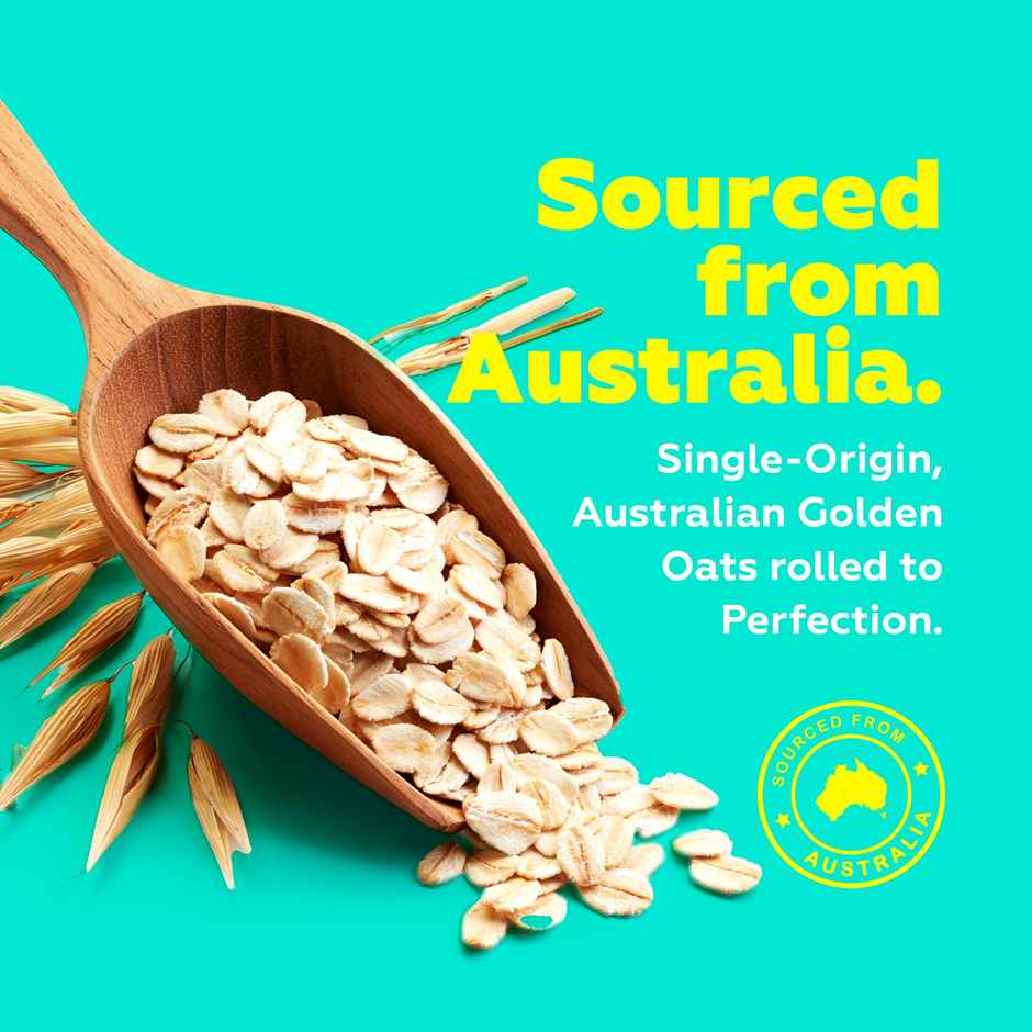 Yoga Bar  Rolled Oats 400g Pouch | Premium Golden Rolled Oats, Gluten Free Oats with High Fibre