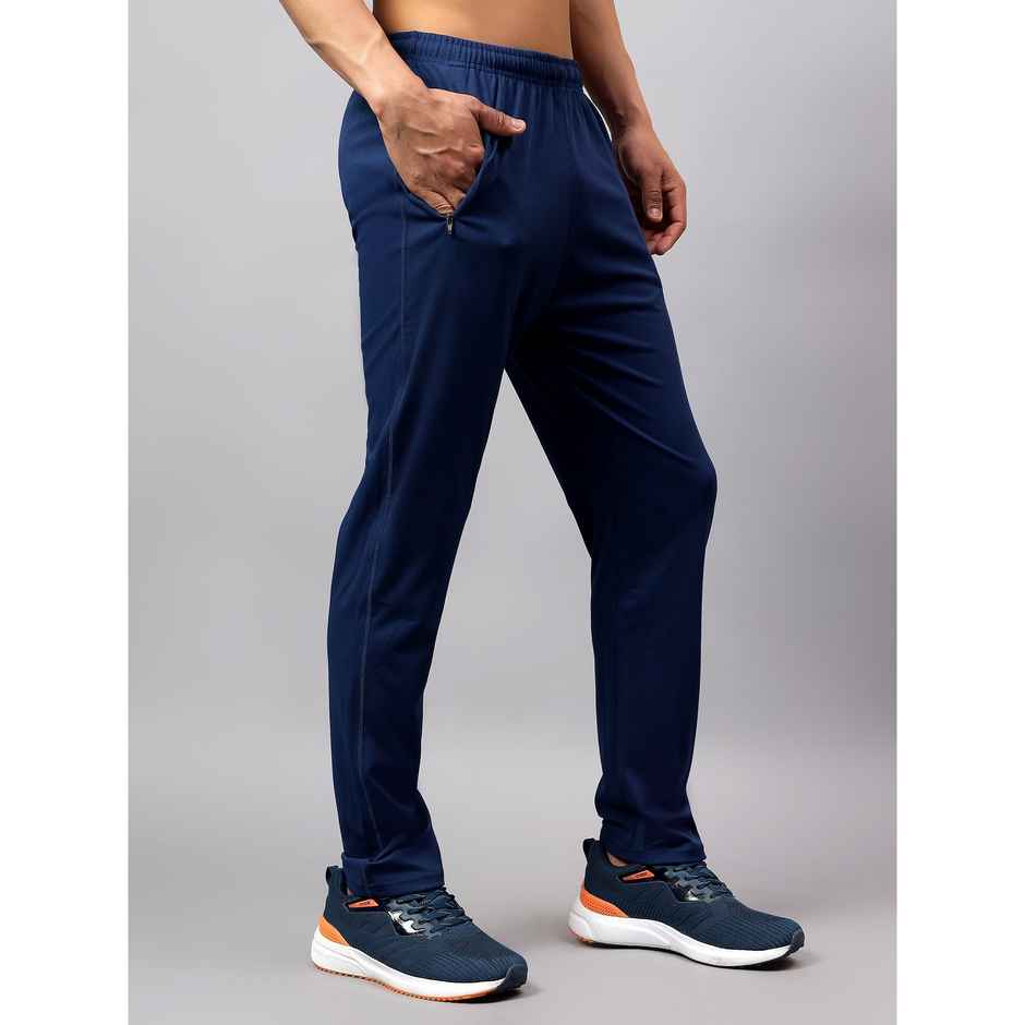 Shiv Naresh Men's Trackpant | SNKJ02D - Navy | M