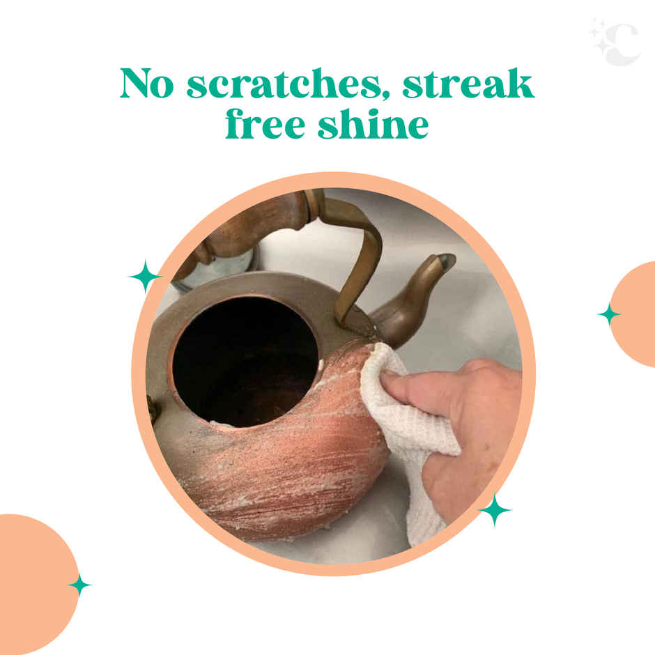 Cleevo Natural Powder To Liquid Copper Brass & Silver Cleaning Spray