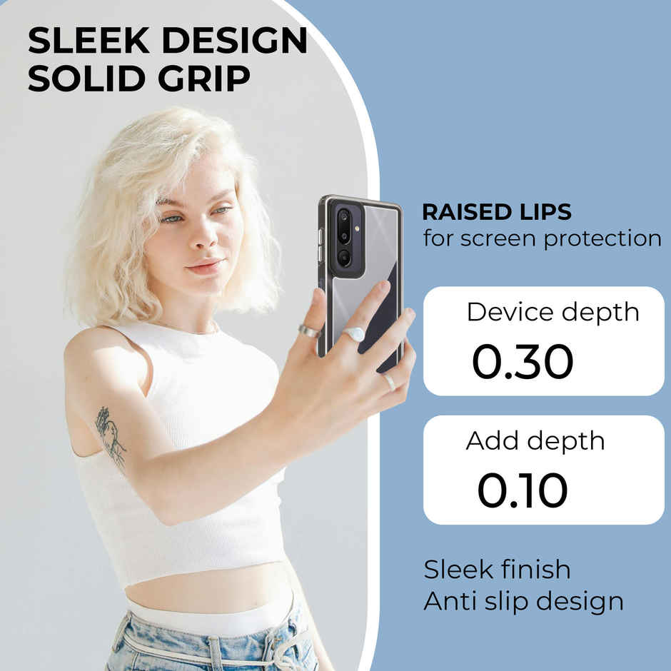 Artistque Case for Samsung Galaxy M16 5G Back Cover | Ultra Stylish Transparent TPU Cover