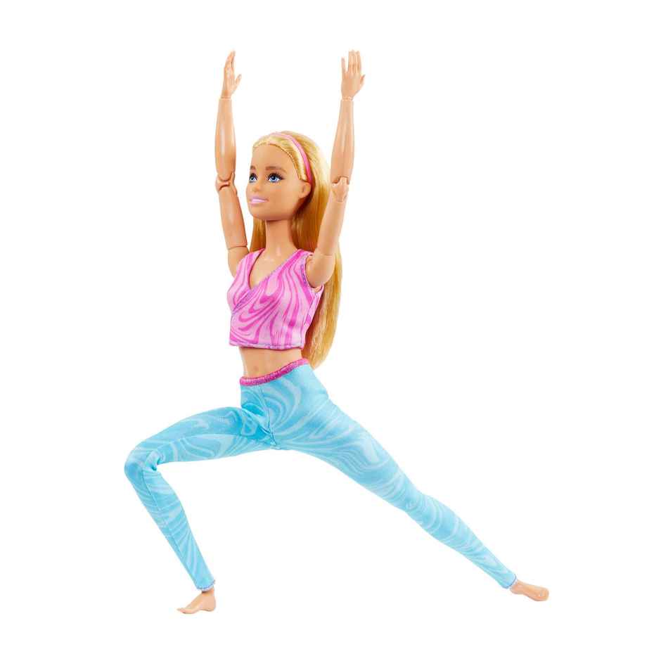 Barbie Fashion move Doll | Blonde with Removable Sports Top & Pants 22 Bendable Joints