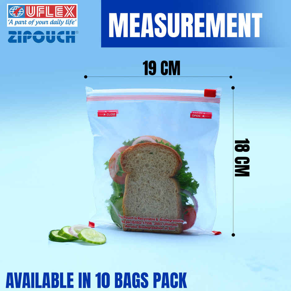 ZIPOUCH Sandwich Bag - 18 x 19 cm