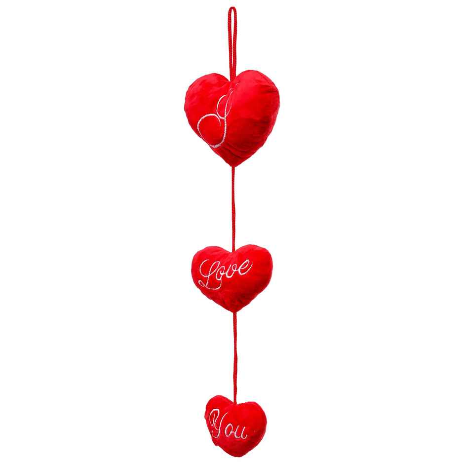 I Love You Red Heart Hanging Home Decor | eCraftIndia