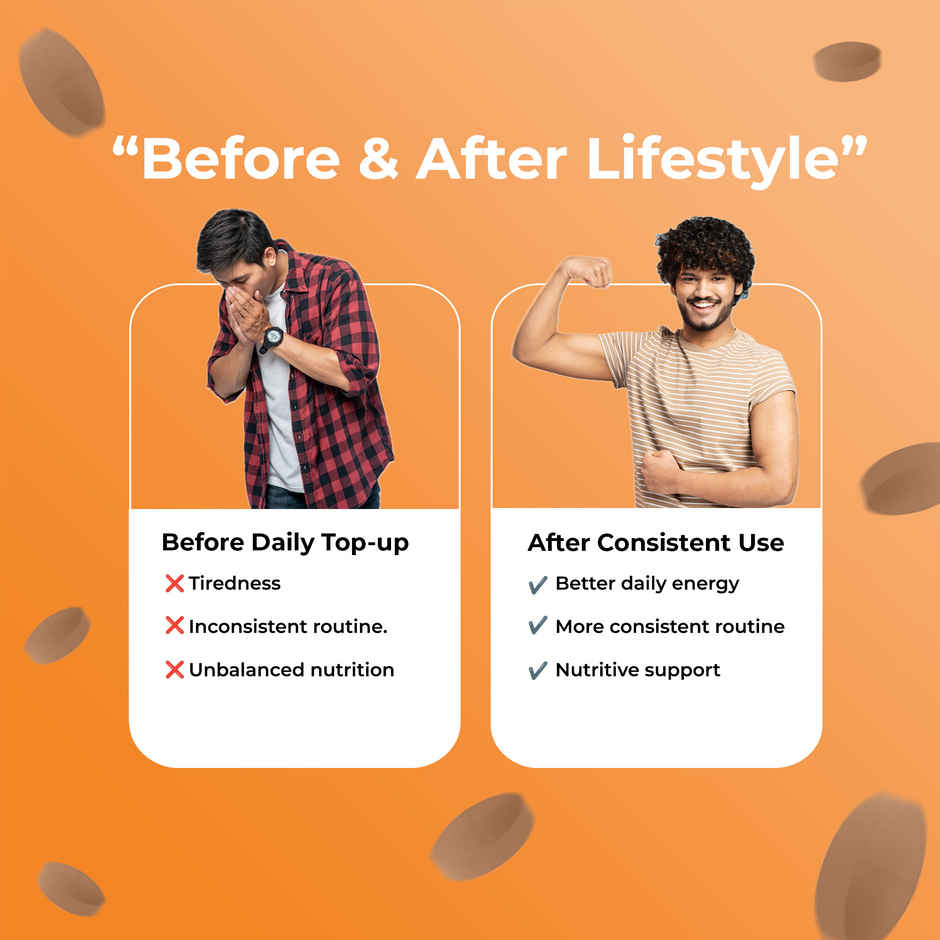 OYB Multivitamin with 24 Nutrients, Probiotics & Herbs | 60 Tablets | OYB Daily Top-Up