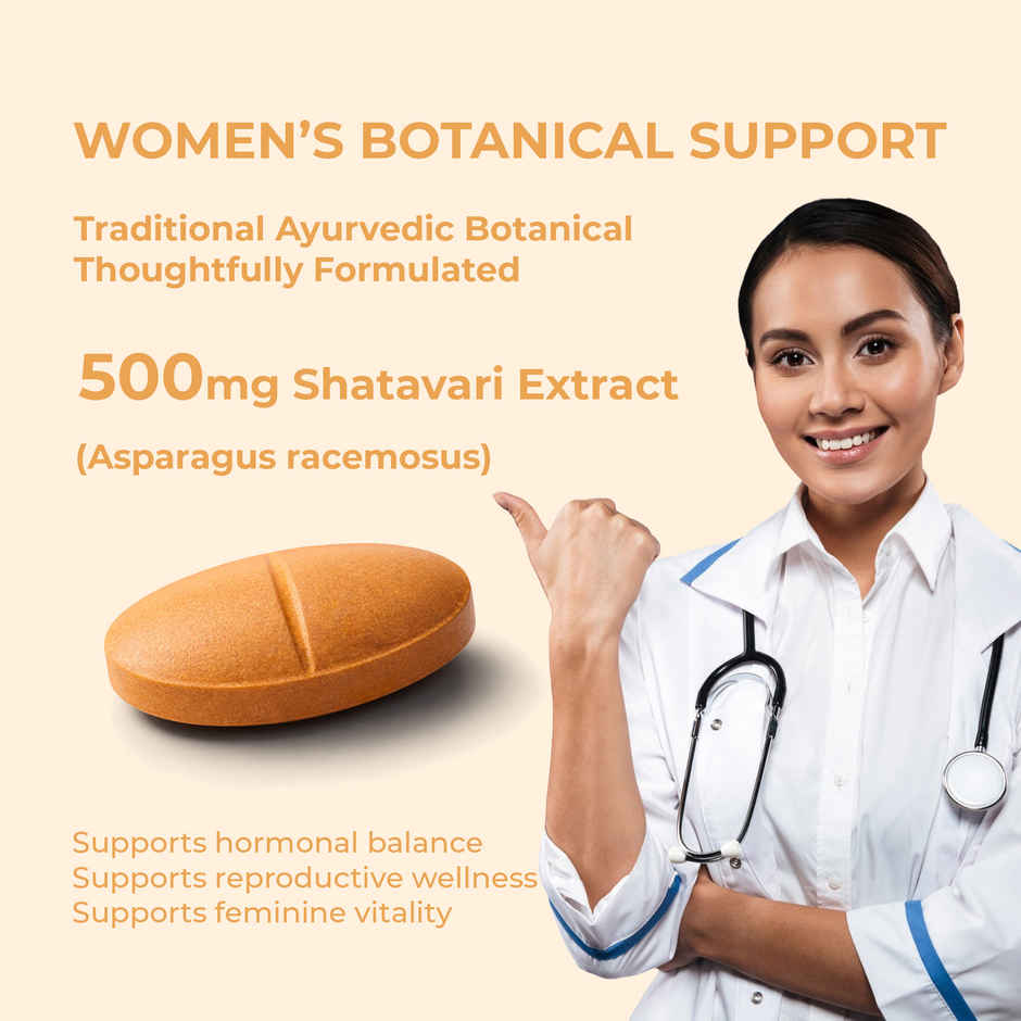 OYB Shatavari Tablets for Women's Health & Hormonal Balance | 30 Tablets | OYB Shatavari