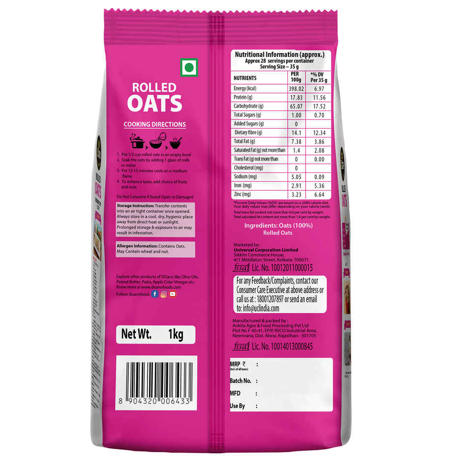 DiSano Rolled Oats Jumbo