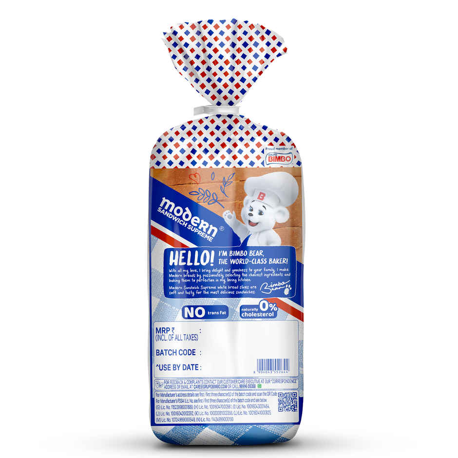 Modern Sandwich Supreme White Bread