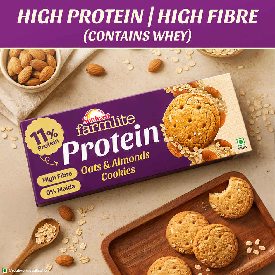 Sunfeast Farmlite Oats & Almond Protein Cookies