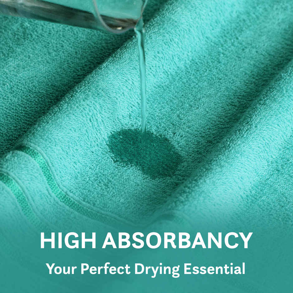 myTrident Comfort Living Cotton Bath Towel | Sea Green