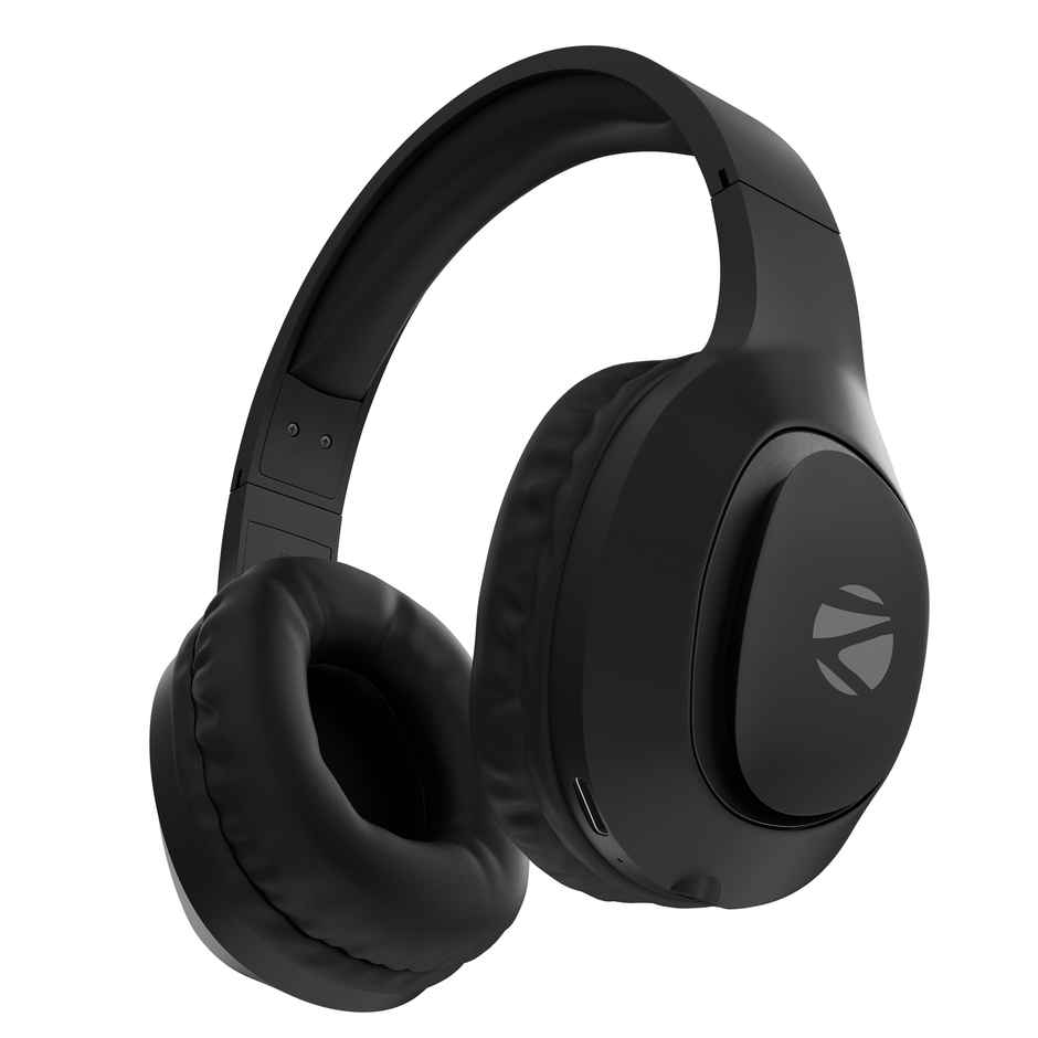 Zebronics Thunder Neo Wireless Over-Ear Headphone, 60Hr Backup, Bt 5.4, Gaming, Deep Bass, Black