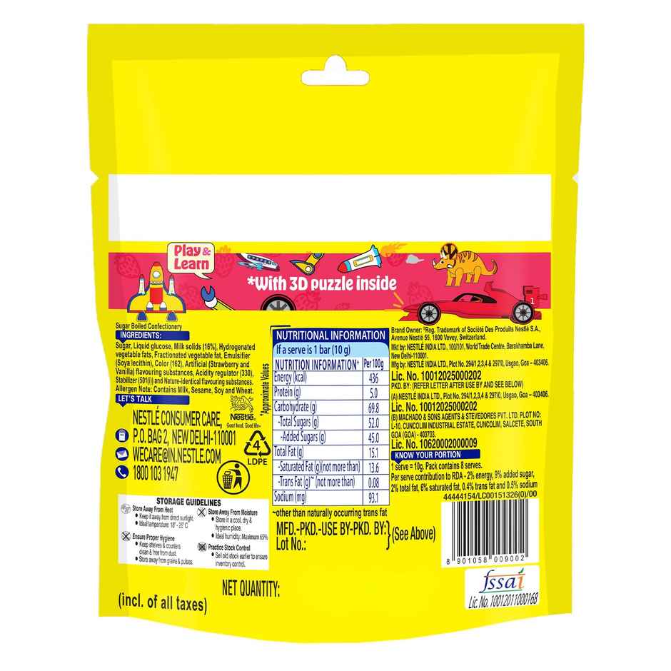 Nestle Milkybar Choo Strawberry Flavour Sharebag