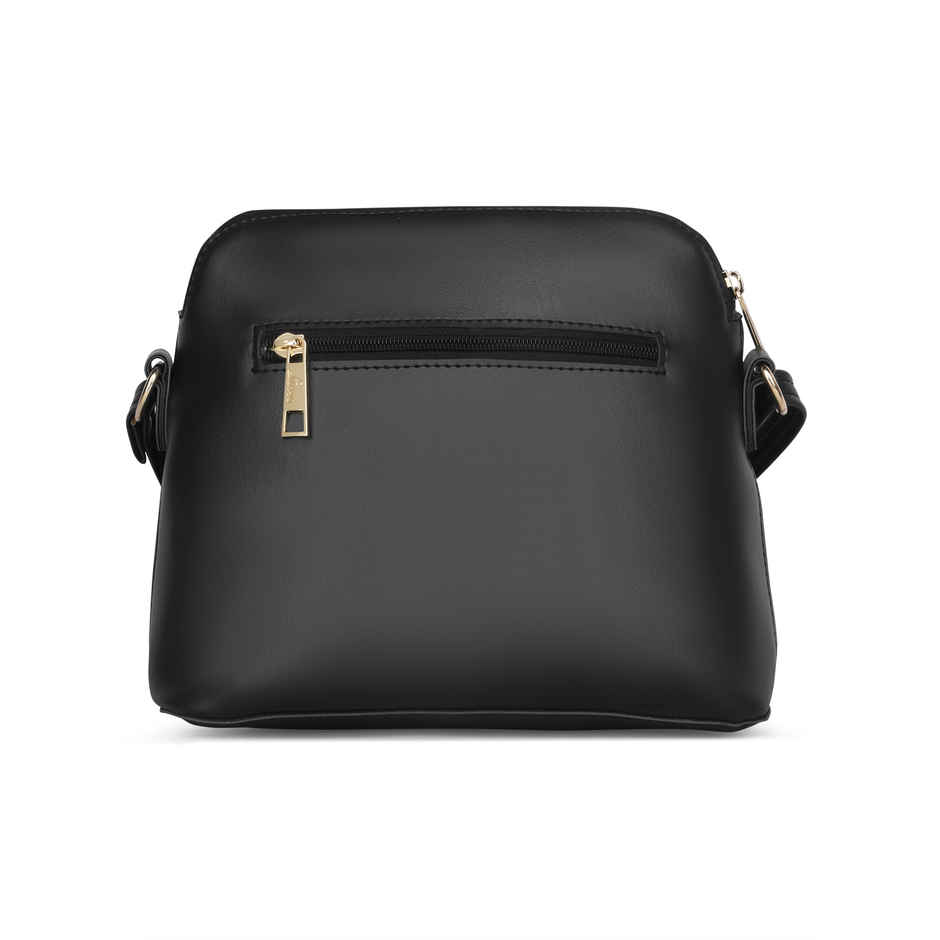 Lavie Women's Miami Vertical Cross Body Sling Bag | Ladies Purse Handbag | Black