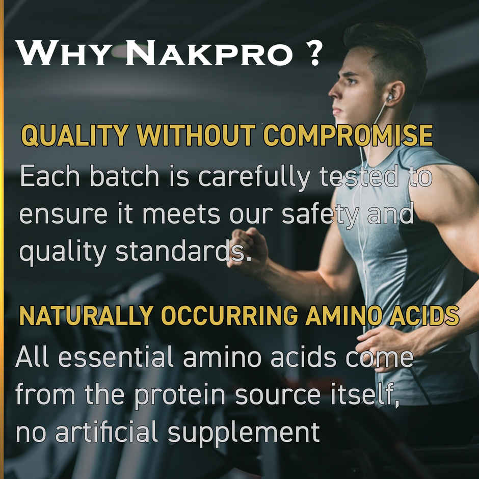 NAKPRO Whey Gold Protein Concentrate Trustified Certified | Unflavored