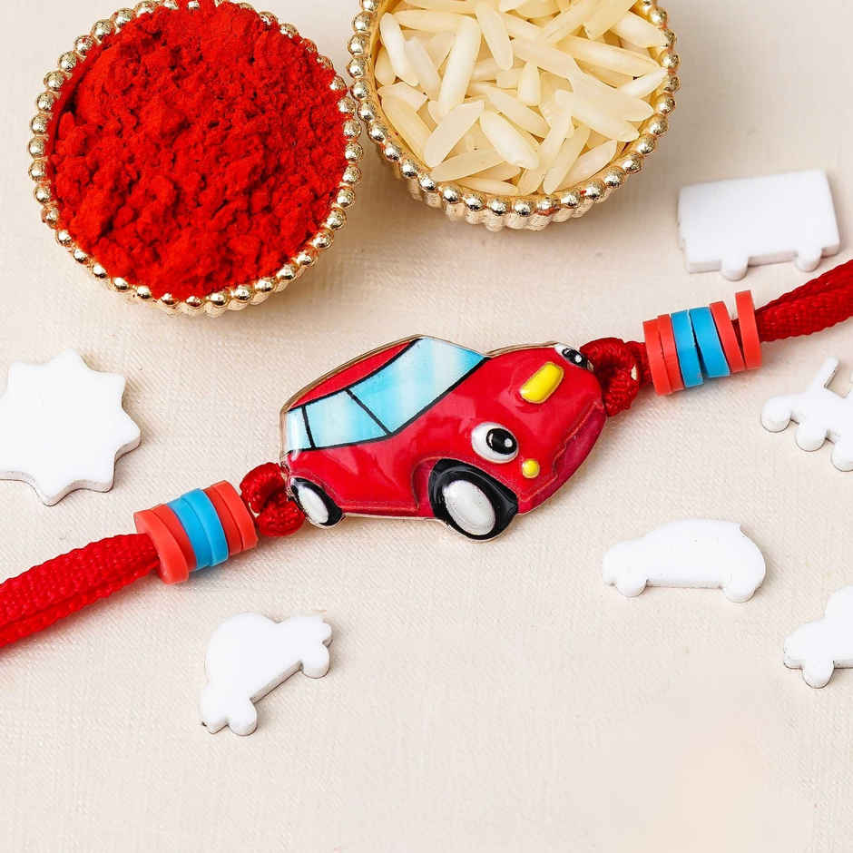 Ecraftindia Roli Chawal Chandan Mishri Pouch Combo For Rakhi (1pc) & Ecraftindia Cartoon Car Rakhi | Raksha Bandhan Rakhi | Roli Chawal Pack (1pc) & Ecraftindia Monkey Cartoon Rakhi | Raksha Bandhan Rakhi | Roli Chawal Pack (1pc) & Ecraftindia Batman Rakhi | Raksha Bandhan Rakhi For Bhai Bhaiya | Roli Chawal Pack (1pc) Combo