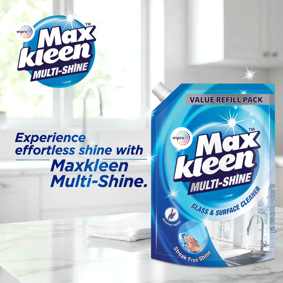 Maxkleen Multi Shine Cleaner | Refill | Glass & Surface Cleaner Liquid