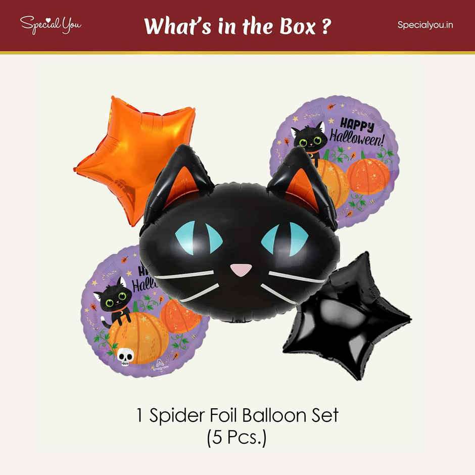 Black Cat Foil Balloon Set | Halloween Special | Special You