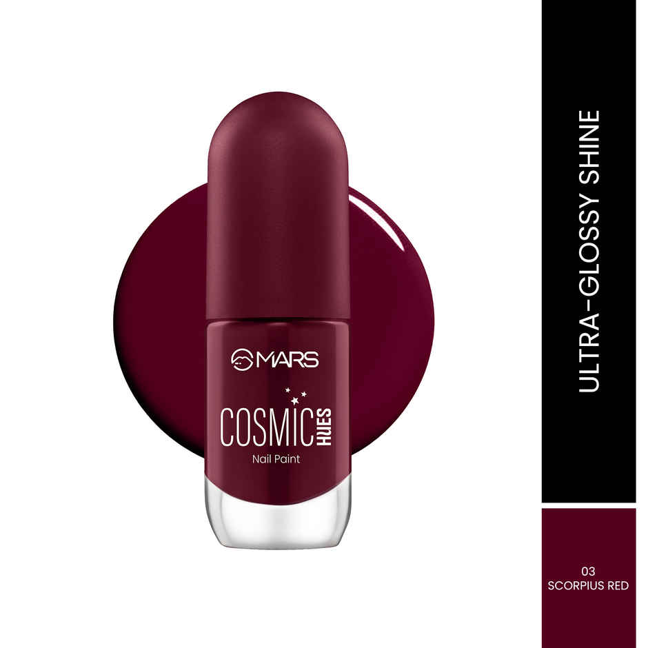 MARS Cosmic Hues Nail Paint | 03 SCORPIUS RED