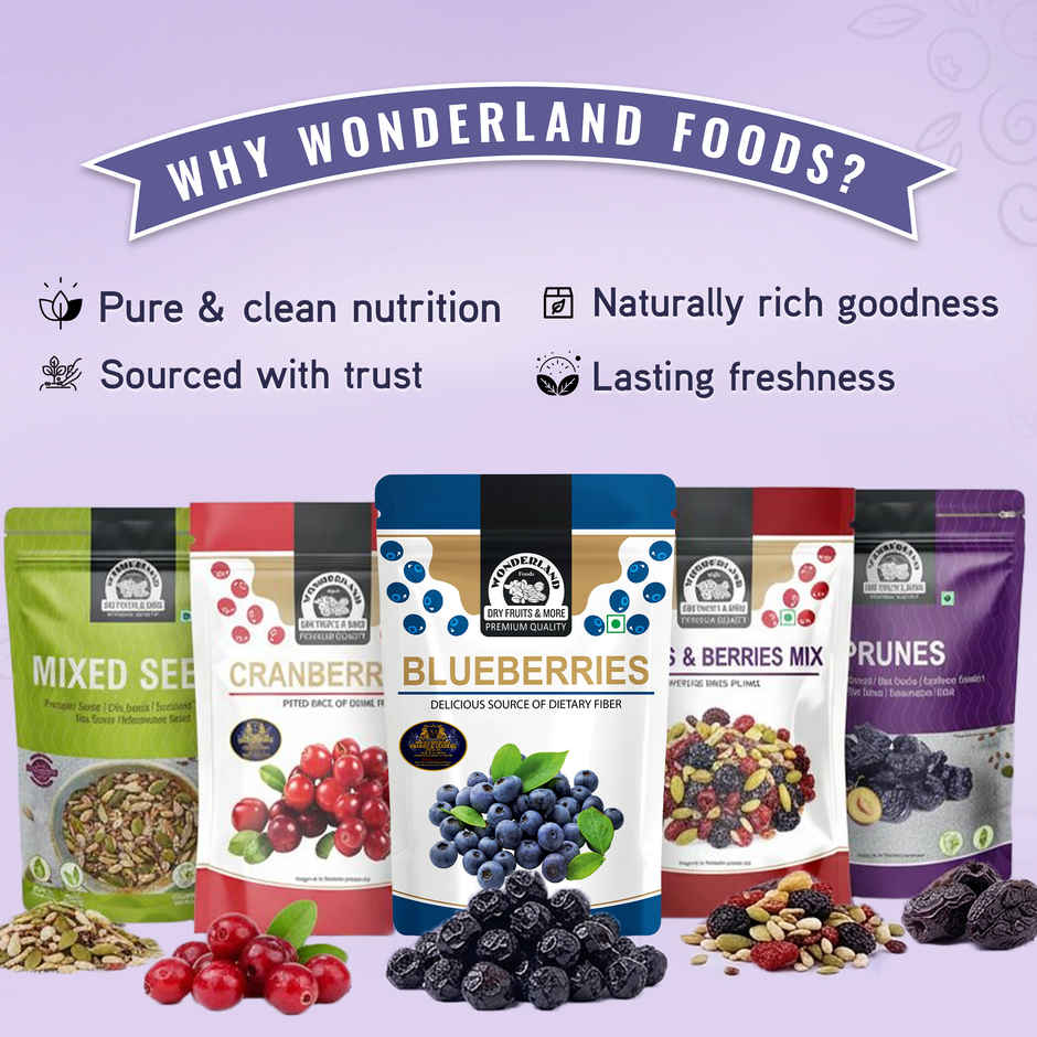 Wonderland Foods Dried Blueberries