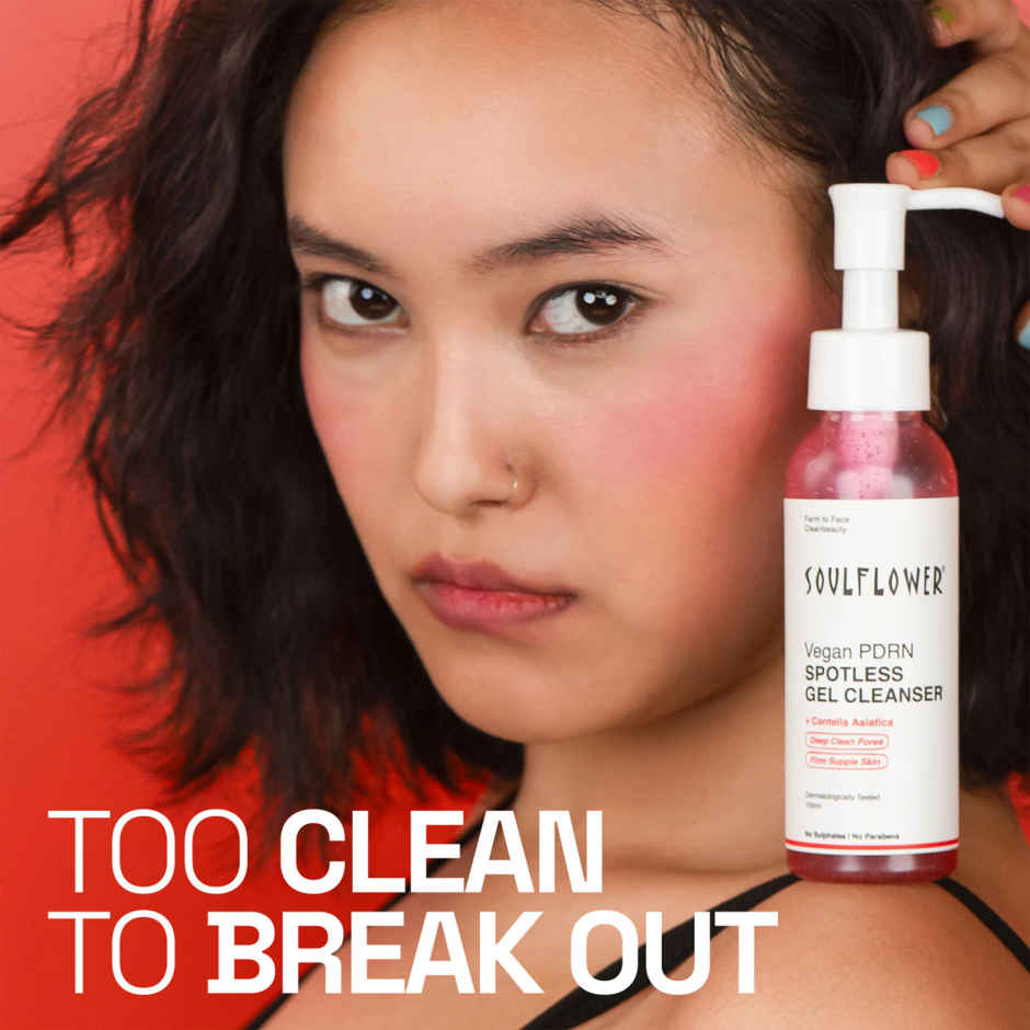 Soulflower Vegan PDRN Spotless Gel Cleanser