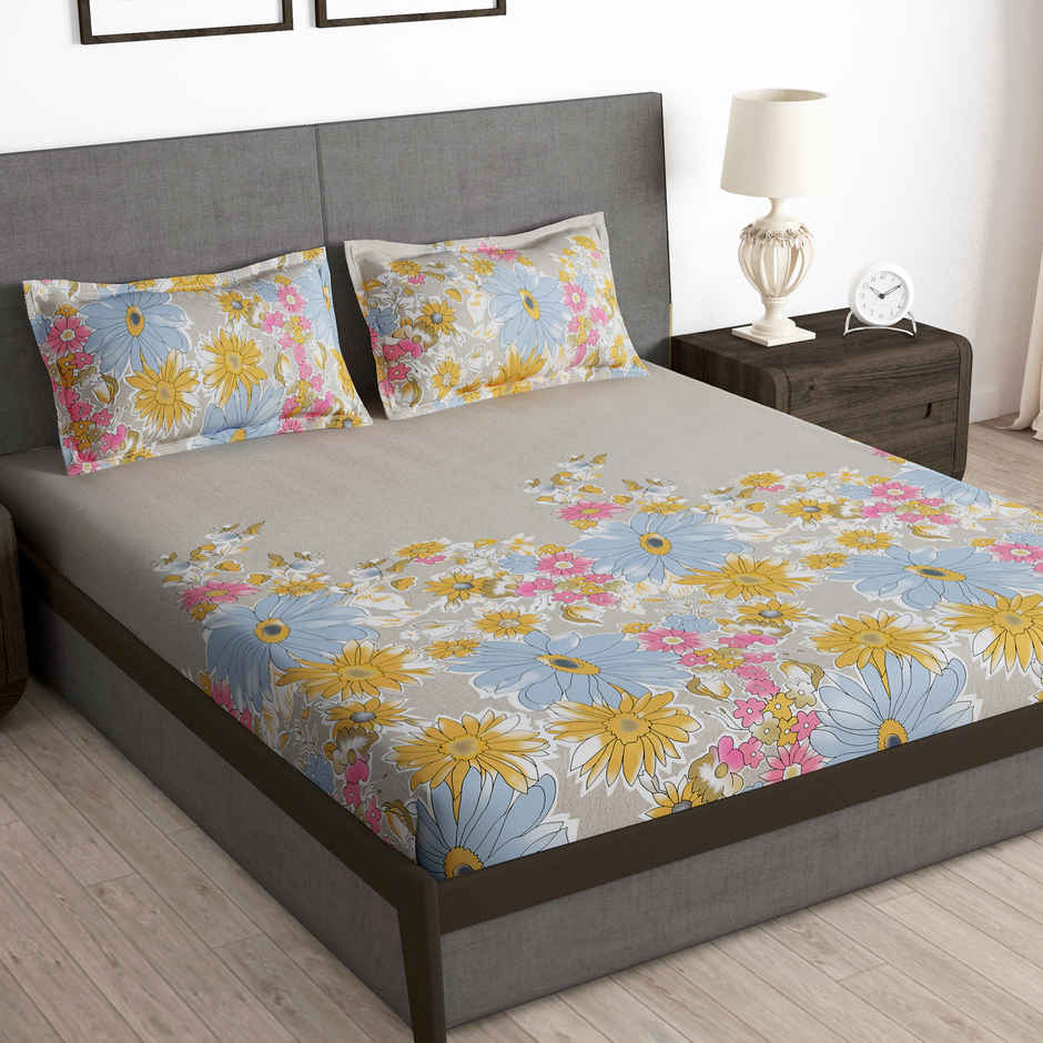 Story@Home Luxury 250 TC Premium Bedsheet | Gift Set